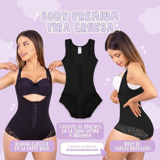 🐝Body Premium Invisible Tirantes Grueso